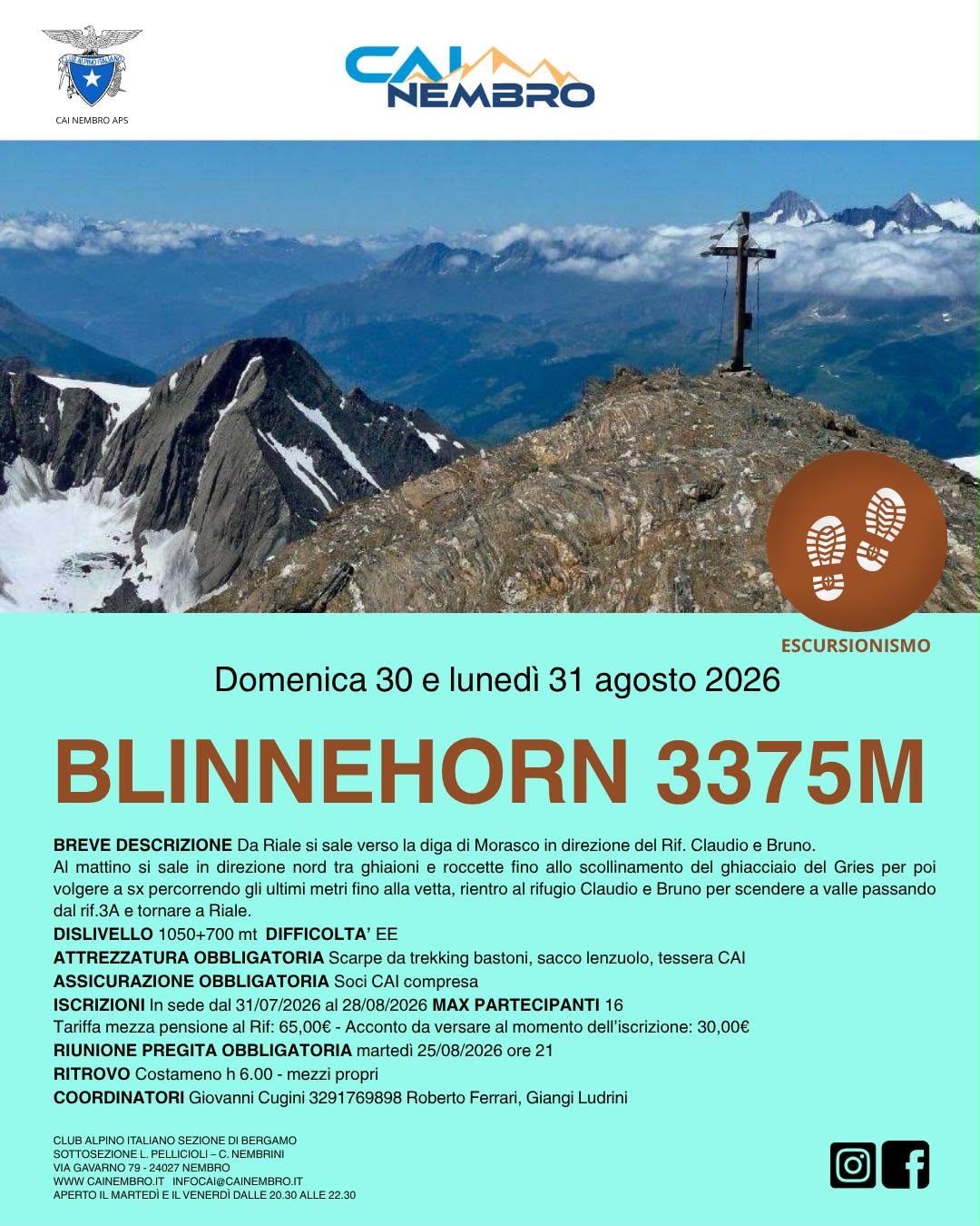 30-31 agosto Blinnehorn