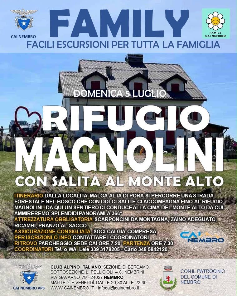 5 luglio Rifugio Magnolini